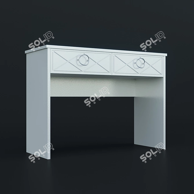 Lucido Hoff Dressing Table: Elegant and Functional 3D model image 1