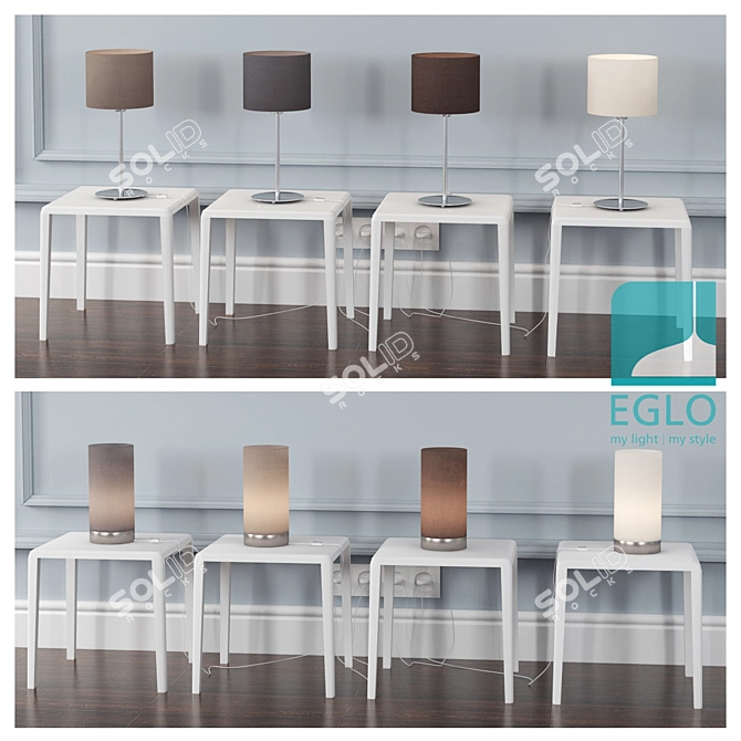 EGLO PASTERI Lighting Collection: Ceiling, Wall, Table 3D model image 2