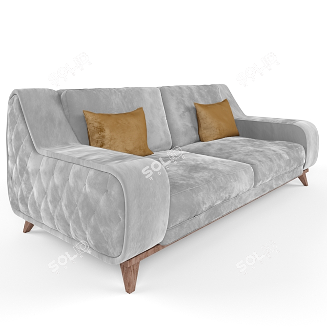 Modern Golf Sofa: Stylish and Versatile 3D model image 1