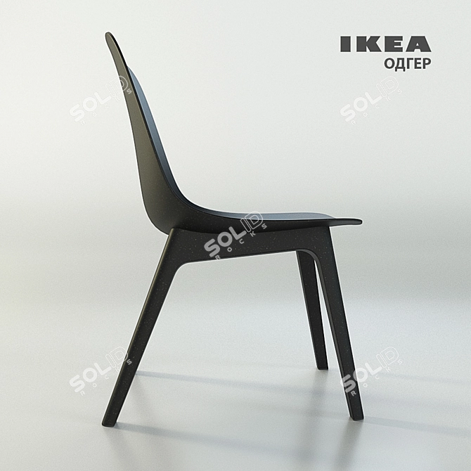 ODGER: Modern Ergonomic Chair 3D model image 1