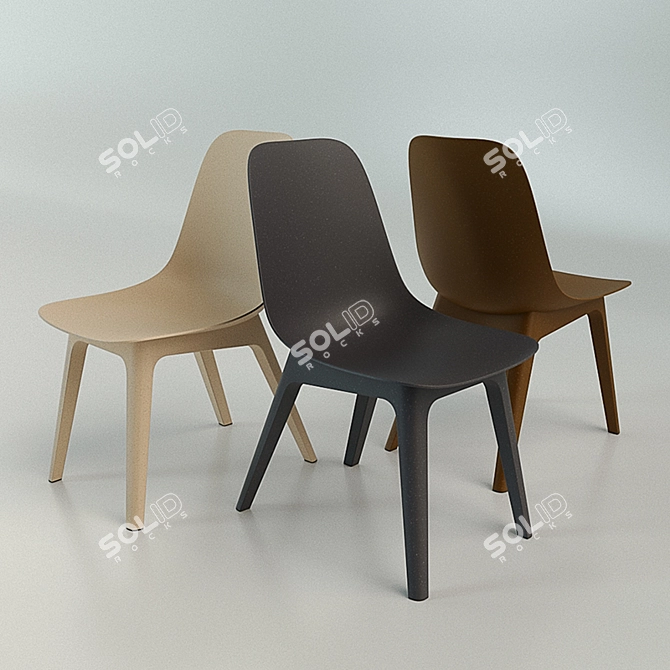 ODGER: Modern Ergonomic Chair 3D model image 2