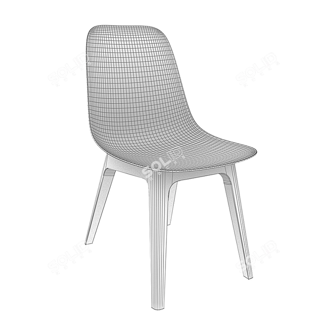 ODGER: Modern Ergonomic Chair 3D model image 3