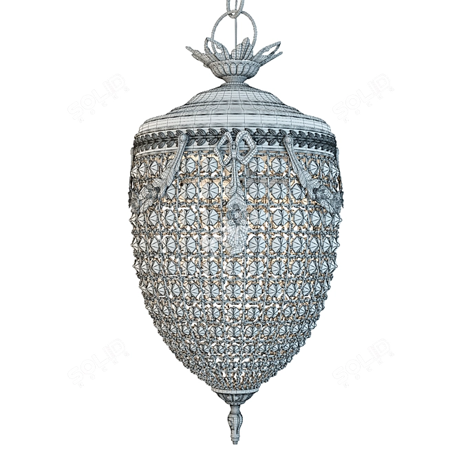 Elegant Emperor S Chandelier 3D model image 3