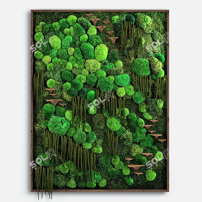 Mystic Moss Forest Panel 3D model image 1