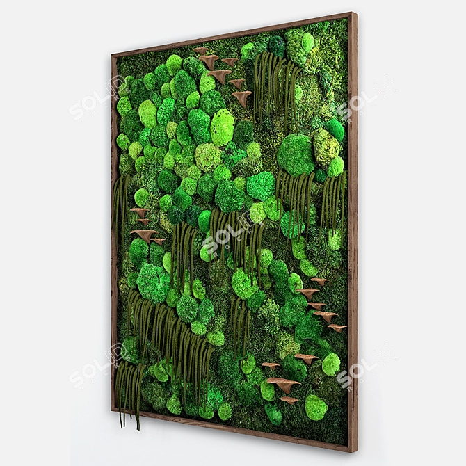 Mystic Moss Forest Panel 3D model image 2