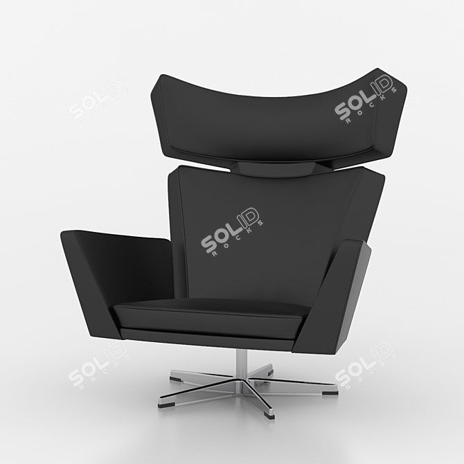 RelaxMax Modern Lounge Chair 3D model image 1