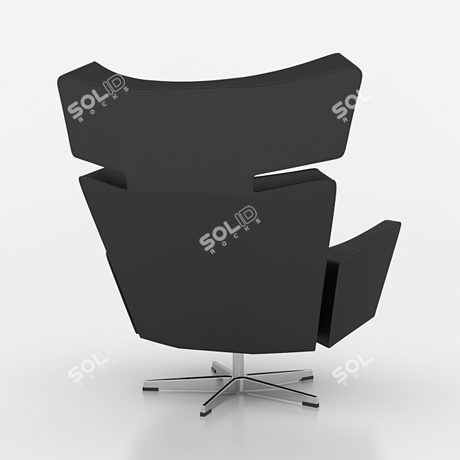 RelaxMax Modern Lounge Chair 3D model image 2