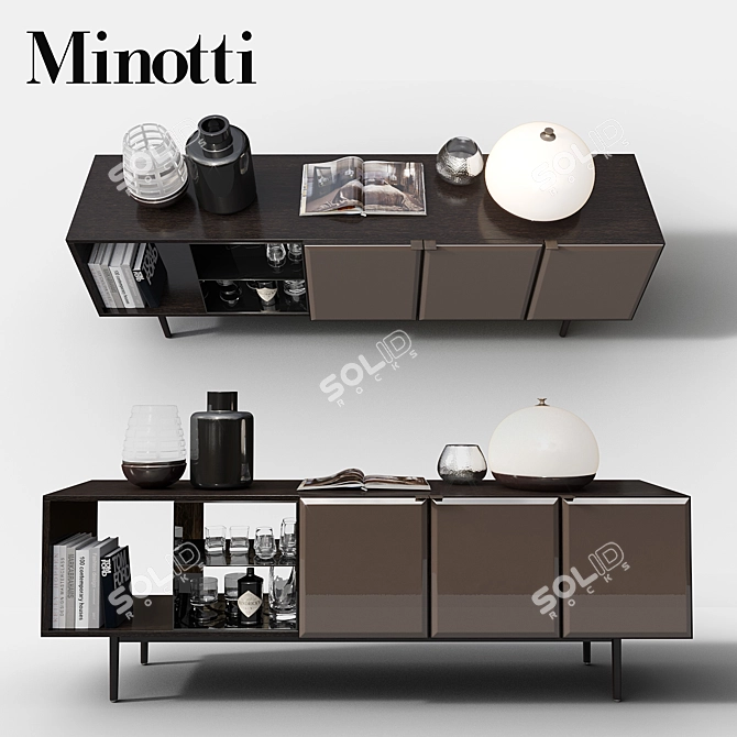 Morrison Sideboard: Unparalleled Elegance 3D model image 1