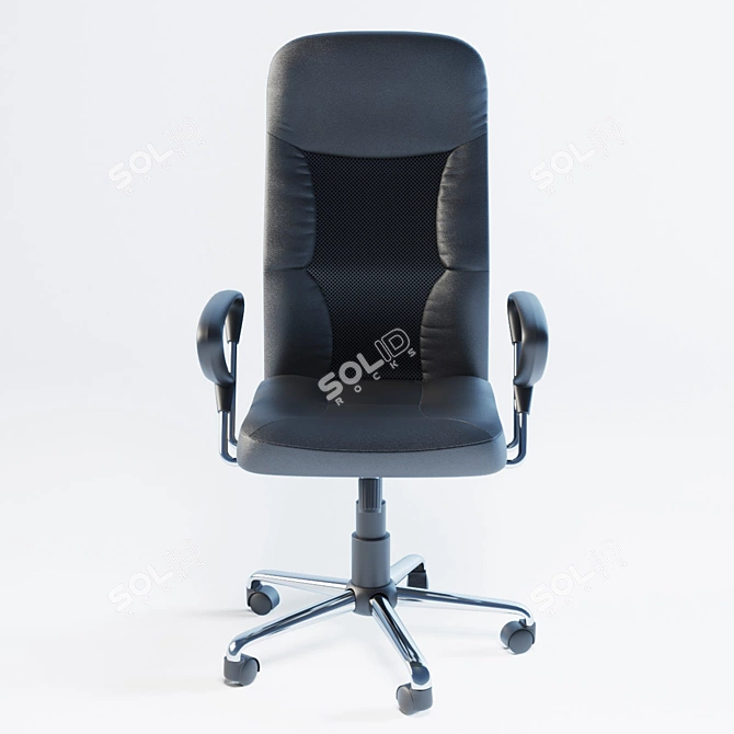 Ergonomic Zenith Office Chair 3D model image 2