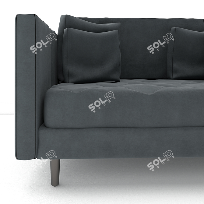 Elegance in Motion: Sofa-01 3D model image 2