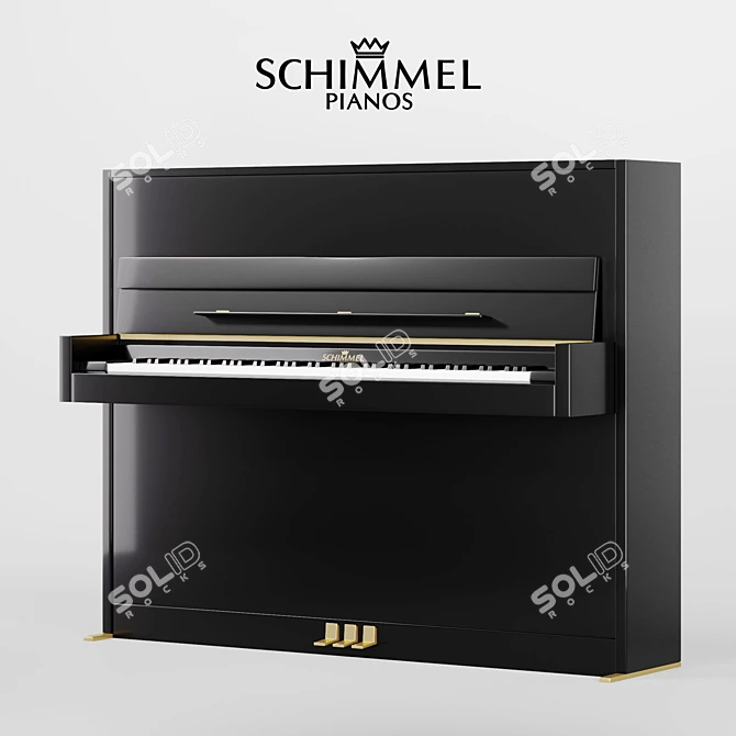 Schimmel 115 Modern Piano 3D model image 1