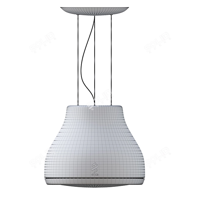 Copper Elica Pendant Lamp 3D model image 3