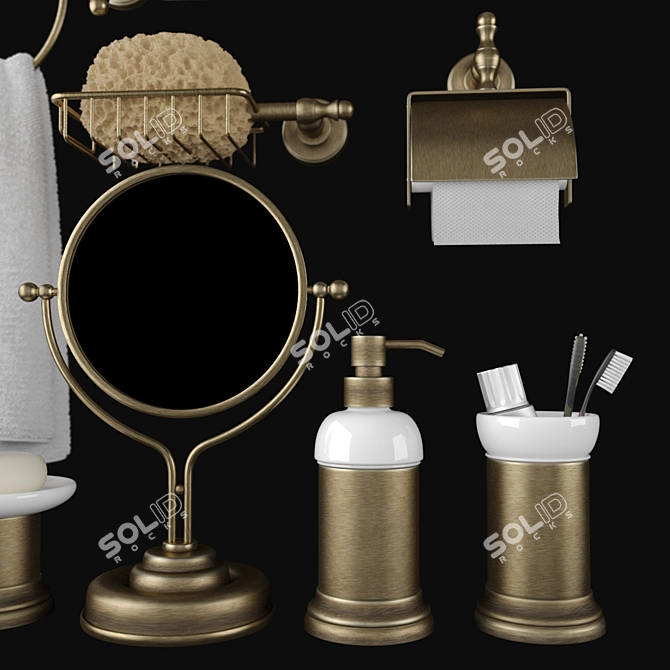 Migliore Mirella: Elegant Bathroom Accessories 3D model image 2