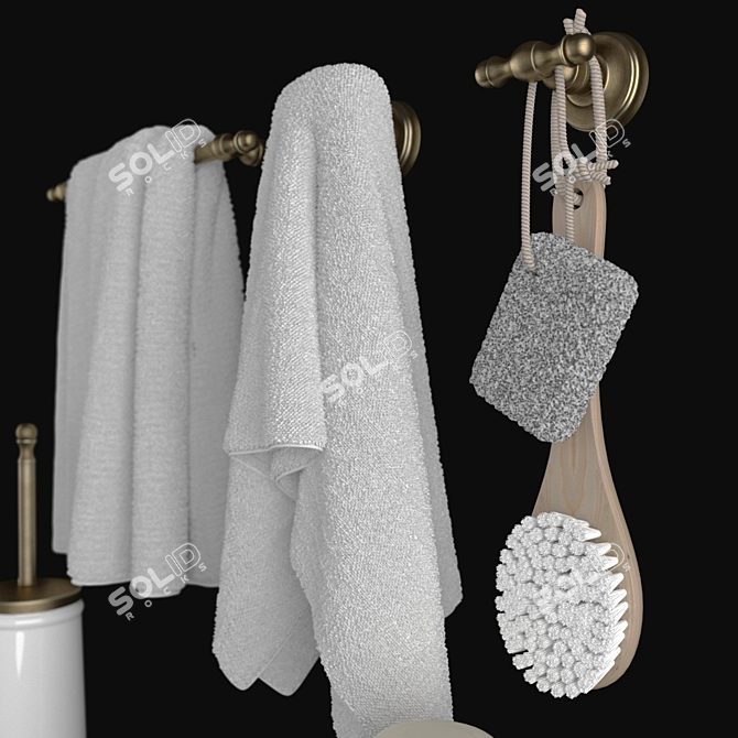 Title: Migliore Mirella - Premium Bathroom Accessories 3D model image 2