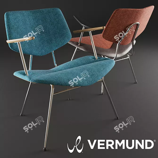 Cozy Lounge Chair - Vermund VL135 3D model image 1