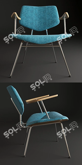 Cozy Lounge Chair - Vermund VL135 3D model image 2