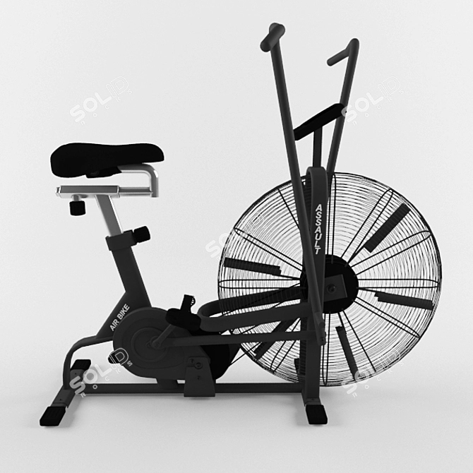 Assault Air Bike: Intense Full Body Workout 3D model image 1