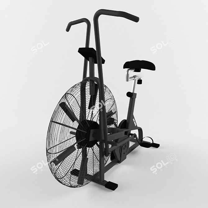 Assault Air Bike: Intense Full Body Workout 3D model image 2