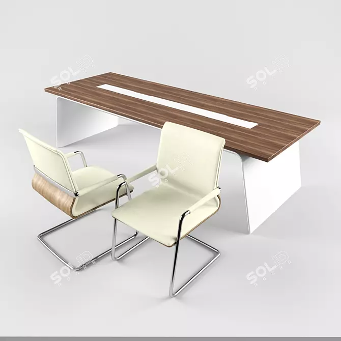 SENOR Executive Furniture Set 3D model image 2