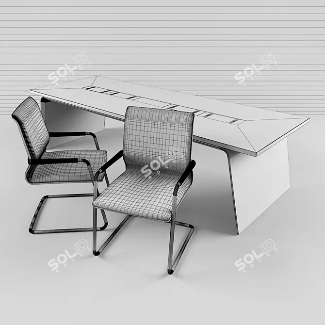SENOR Executive Furniture Set 3D model image 3