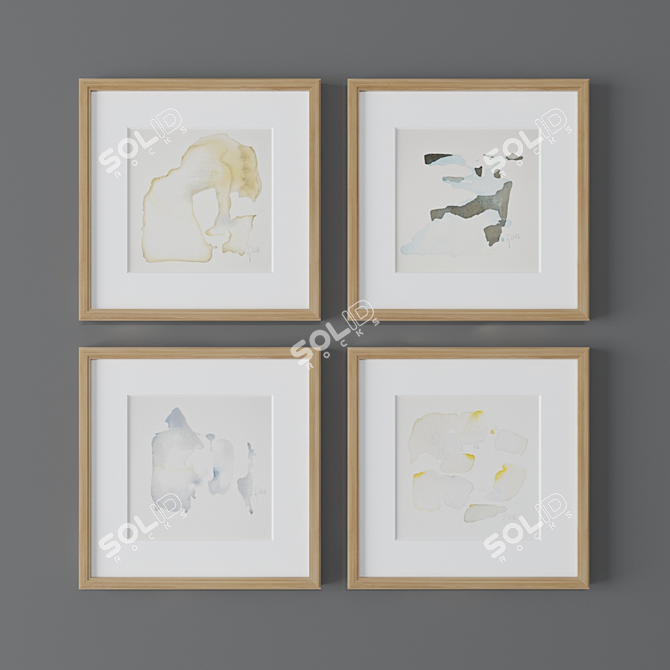 Abstract Delights: Set of 7 3D model image 3