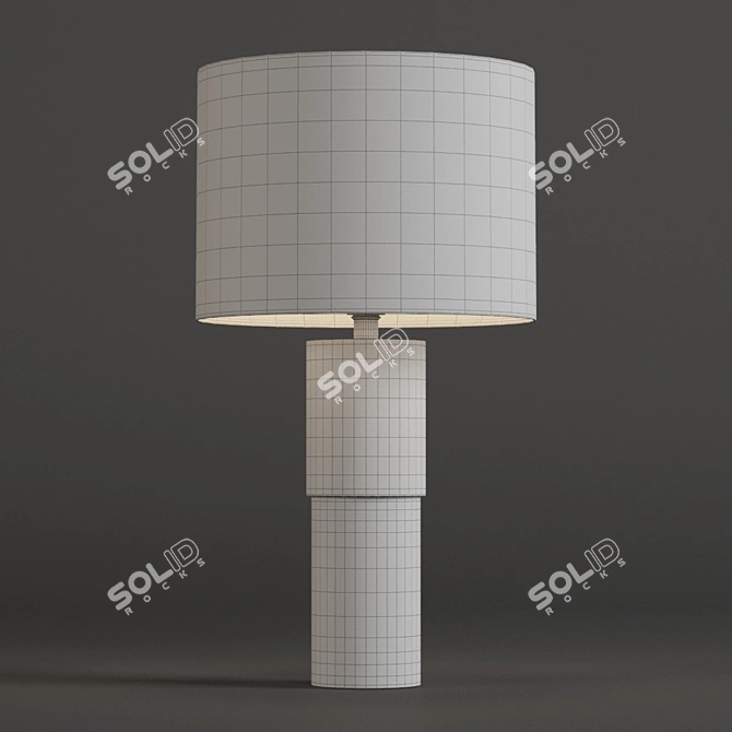 John Lewis Akani Table Lamp - Illuminate Your Space 3D model image 2