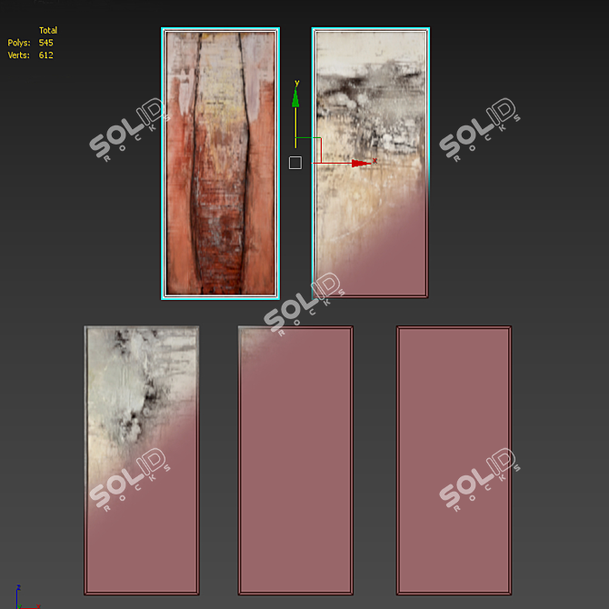 Translucent Movements: Gabriele Musebrink Art 3D model image 3