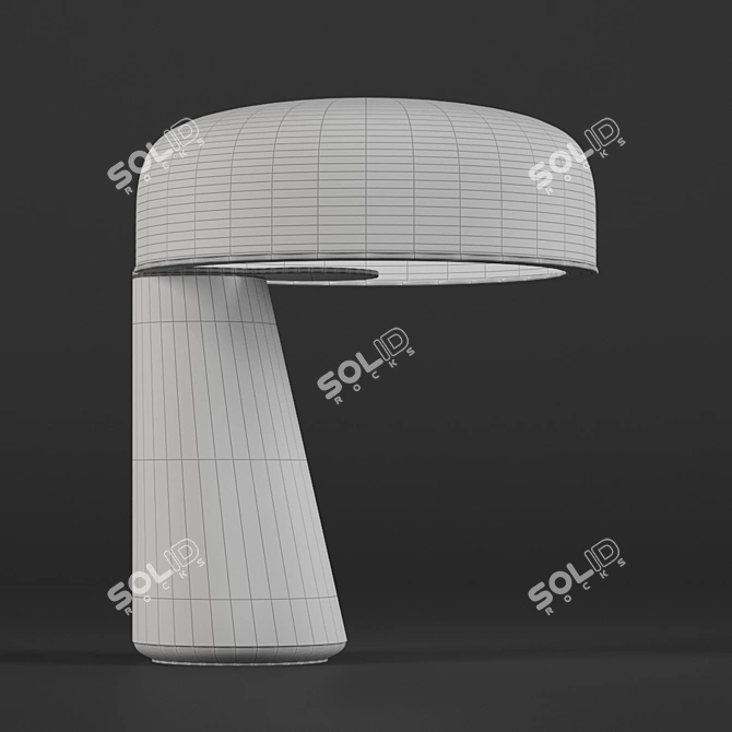 Title: John Lewis Glass Table Lamp 3D model image 2