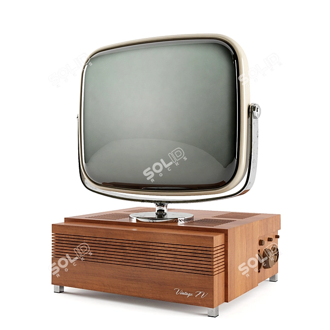 Retro TV Set
Classic Television
Old-School TV
Vintage Television
Nostalgic TV 3D model image 1