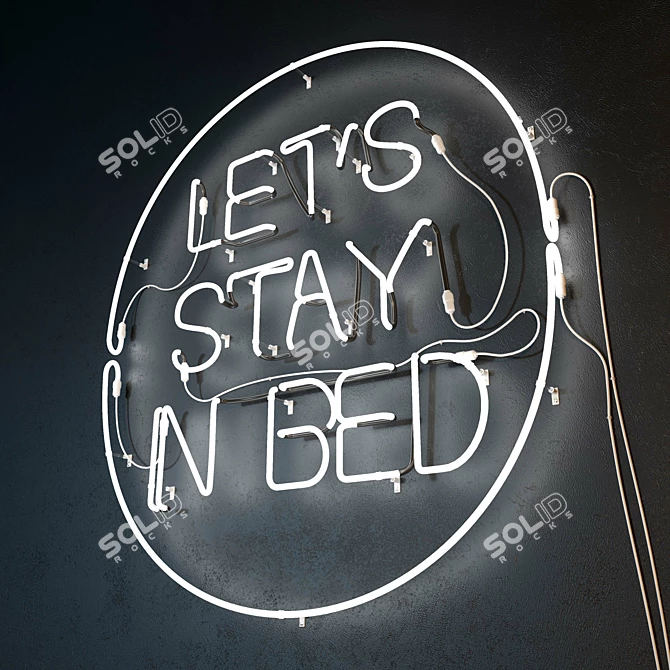 Neon Bedtime Bliss 3D model image 2