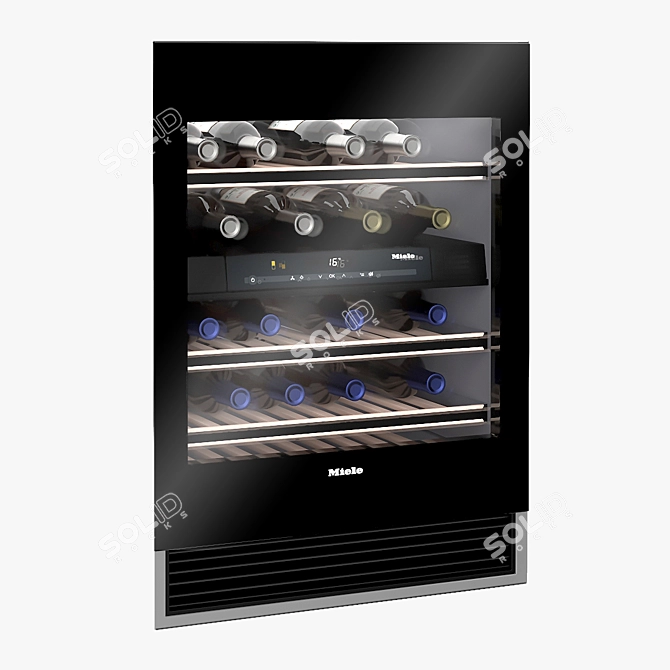 Miele KWT 6322 UG: Undercounter Wine Cooler 3D model image 2