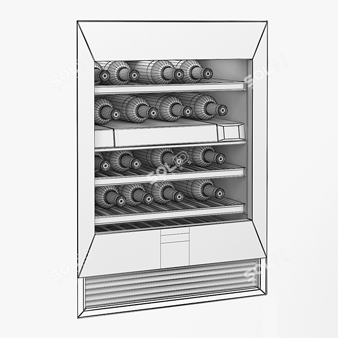 Miele KWT 6322 UG: Undercounter Wine Cooler 3D model image 3