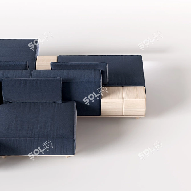 Airy Sofa: Lightness Reinvented™ 3D model image 2