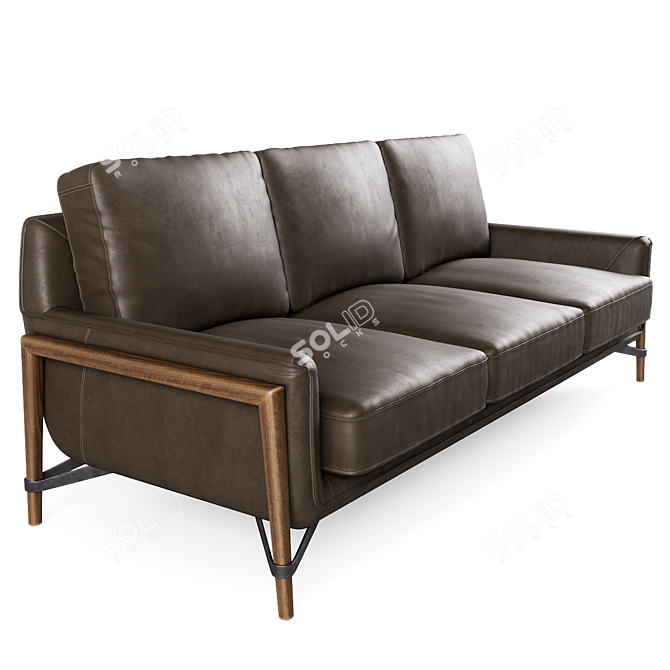 Natuzzi Svevo 2964: Contemporary Elegance 3D model image 1