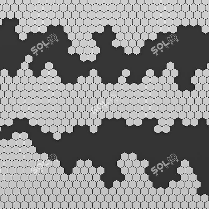 [Translation: Tile Paradyz Esagon]

 Stylish Hexagonal Tiles by Paradyz 3D model image 3