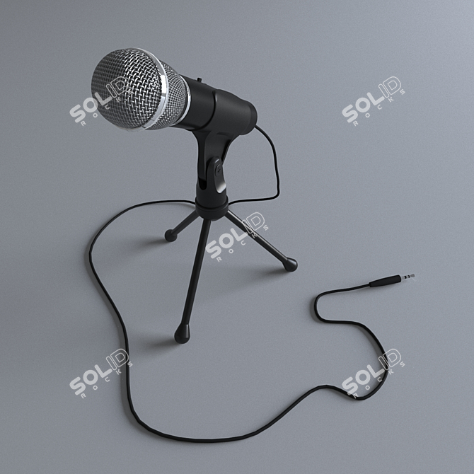 Trust Desktop Microphone 3D model image 3