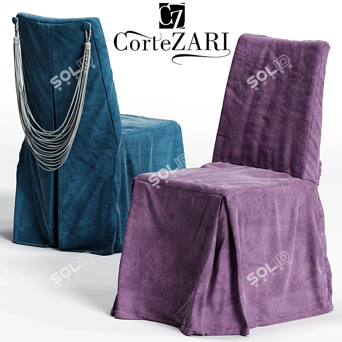 Modern Corte ZARI KARIS Chair 3D model image 1