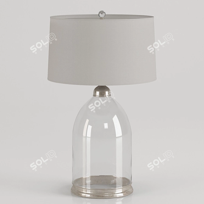 Coastal Chic Table Lamp 3D model image 1