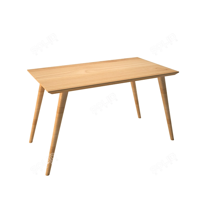 Sleek Lisabo Table: Modern Center & Side Table 3D model image 1