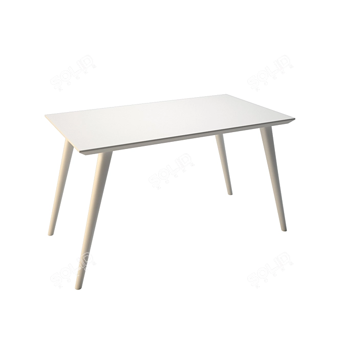 Sleek Lisabo Table: Modern Center & Side Table 3D model image 2