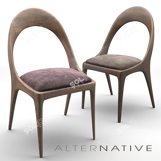 Elegant Sharon Chair for Modern Spaces 3D model image 1