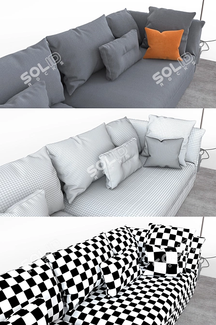 NORR11 Macchiato Sofa - Luxurious and Versatile Seating Solution 3D model image 2