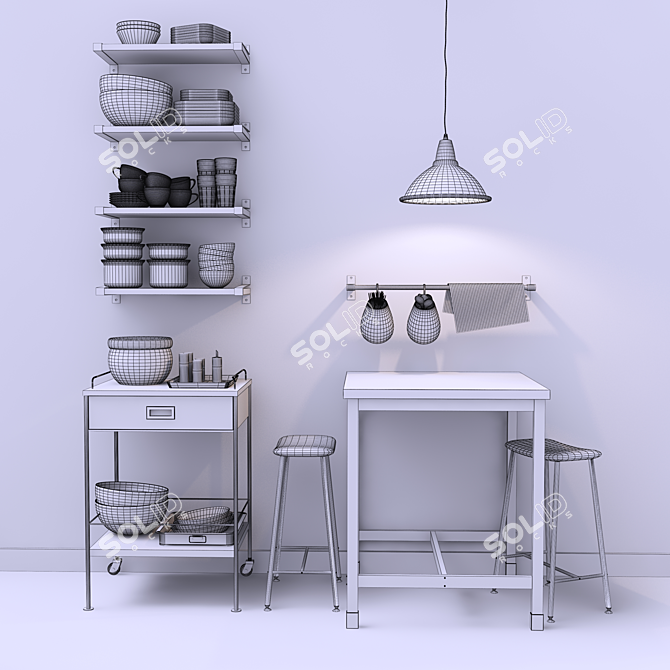 3D Max Model Set-55: Complete Collection 3D model image 2