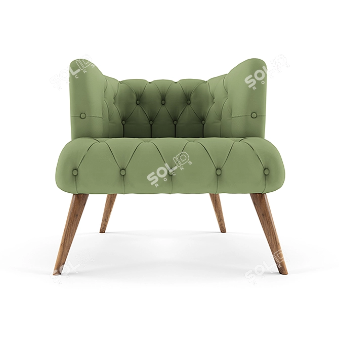 Modern Style Armchair: Palo Alto 3D model image 1