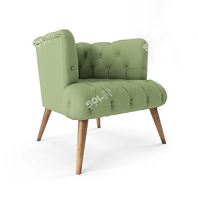 Modern Style Armchair: Palo Alto 3D model image 2