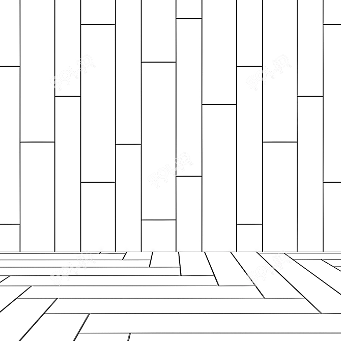 Balance Grys Tile Collection - Modern and Elegant. 3D model image 2