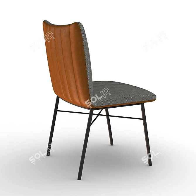 Elegant Freifrau Rubie Chair 3D model image 1