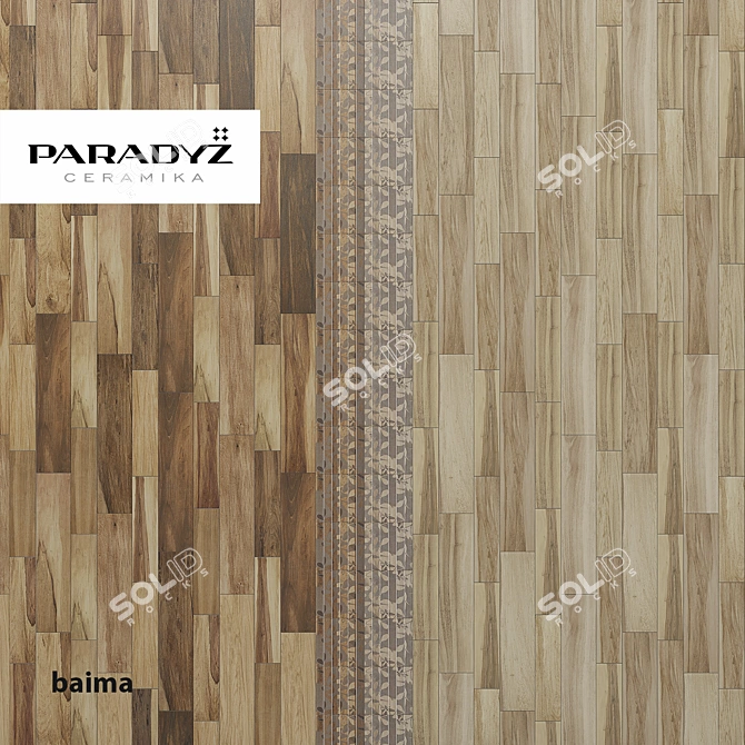 Paradyz Baima Tile Collection 3D model image 1