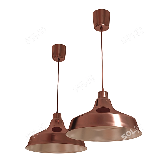 Sleek Vindkåre Pendant Lamp 3D model image 3