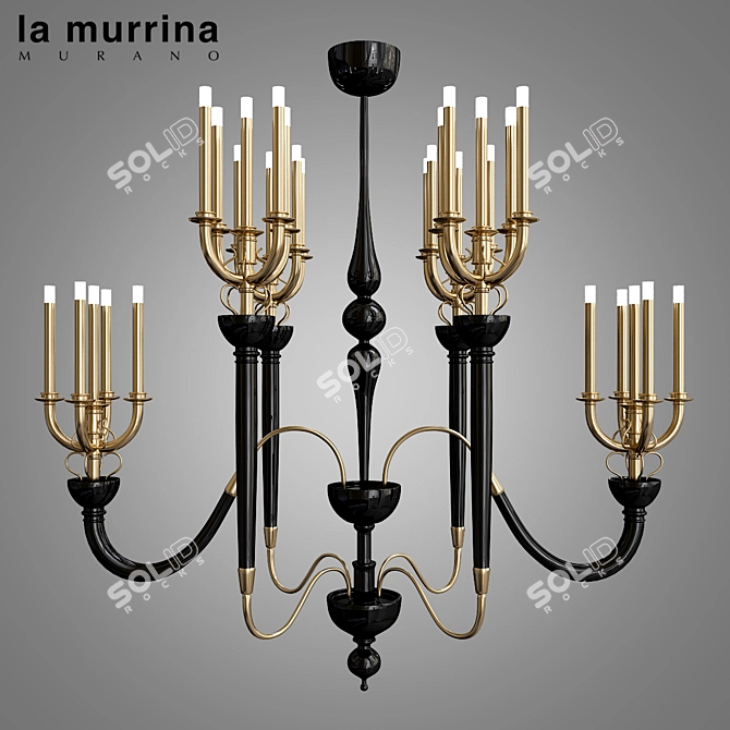 Stunning Ballroom Murrina: Unparalleled Elegance 3D model image 1